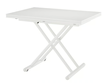 BRUNCH - Height-adjustable low rectangular steel and wood coffee table by Ligne Roset - view 3
